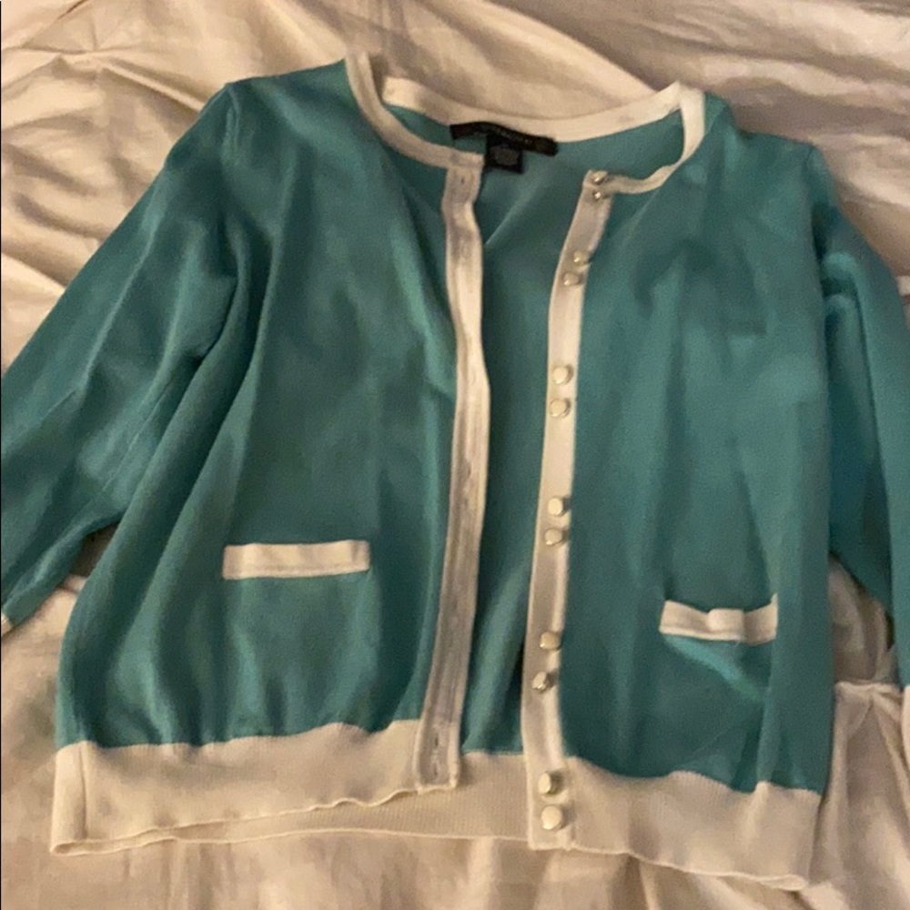Teal Cardigan